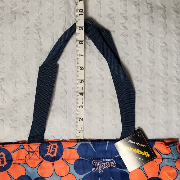 Loudmouth Cooperstown Collection Detroit Tigers Flower Power Retro Tote Bag NWT - Picture 11 of 15